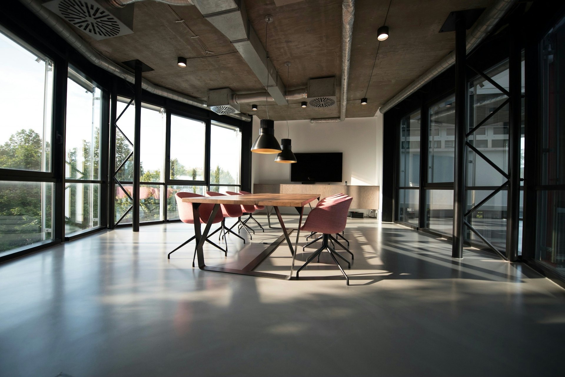 Modern commercial office interior