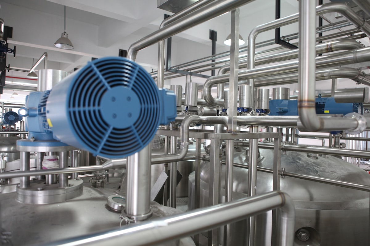 Industrial facility with electrical and mechanical equipment in Wentzville, Missouri